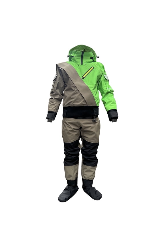 3L Dry Suits Removable Hood & Reinforce Knee and Seat Patches (Medium)