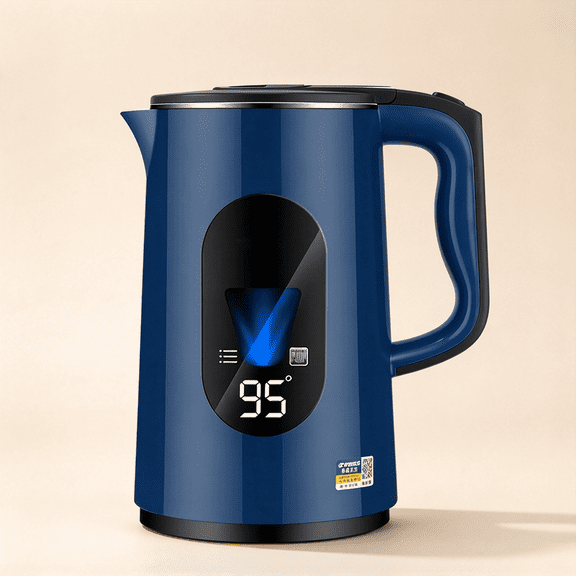 3L Large Capacity Electric Kettle with Digital Display, Anti-scald Fast Boiling Water Boiler, Household Keep Warm Hot Water Kettle for Kitchen Daily Use