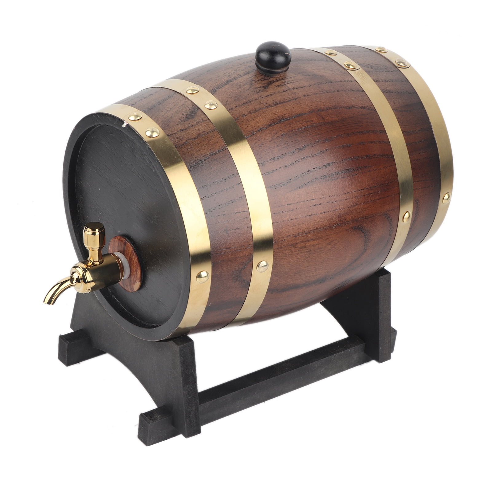 3L Retro Style Oak Wood Red Wine Brandy Whisky Barrel Keg Bucket