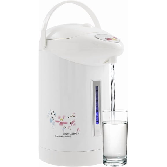3L Tabletop Electric Kettle with Triple Dispensing, 750W Fast Heating Hot Water Boiler, 304 Stainless Steel Pot for Home Office