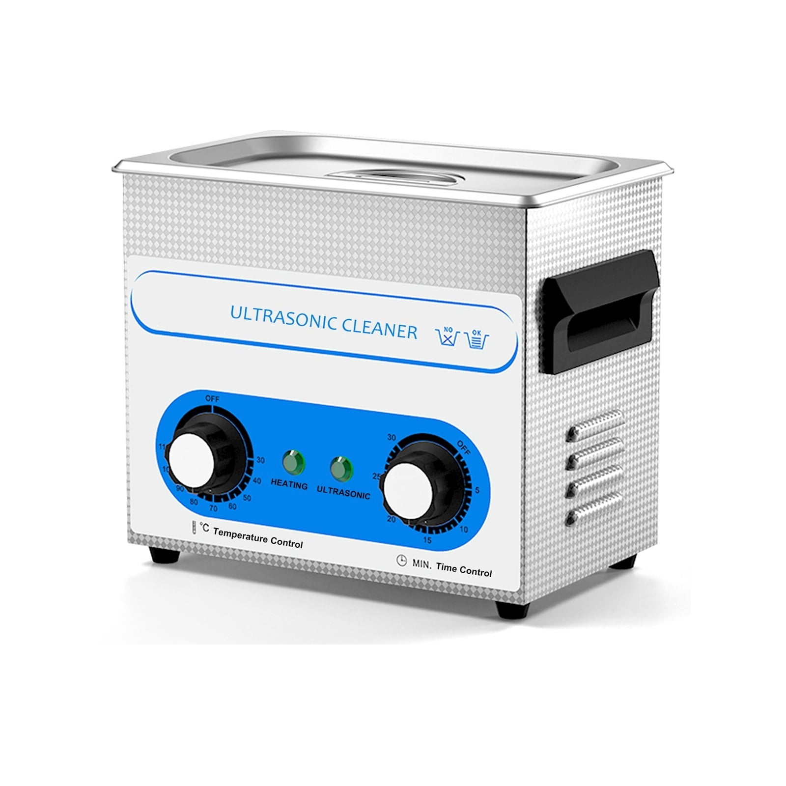 3L Ultrasonic Cleaner 40kH Ultra Cleaner with Timer Heated Ultrasonic Cleaning Machine for Jewelry Glasses Bike Chains