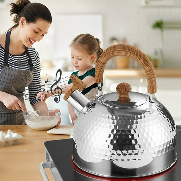 3L Whistle Teapot Large Capacity Vintage Kettle Suitable for Kitchen, Gas Stove, Induc y10093