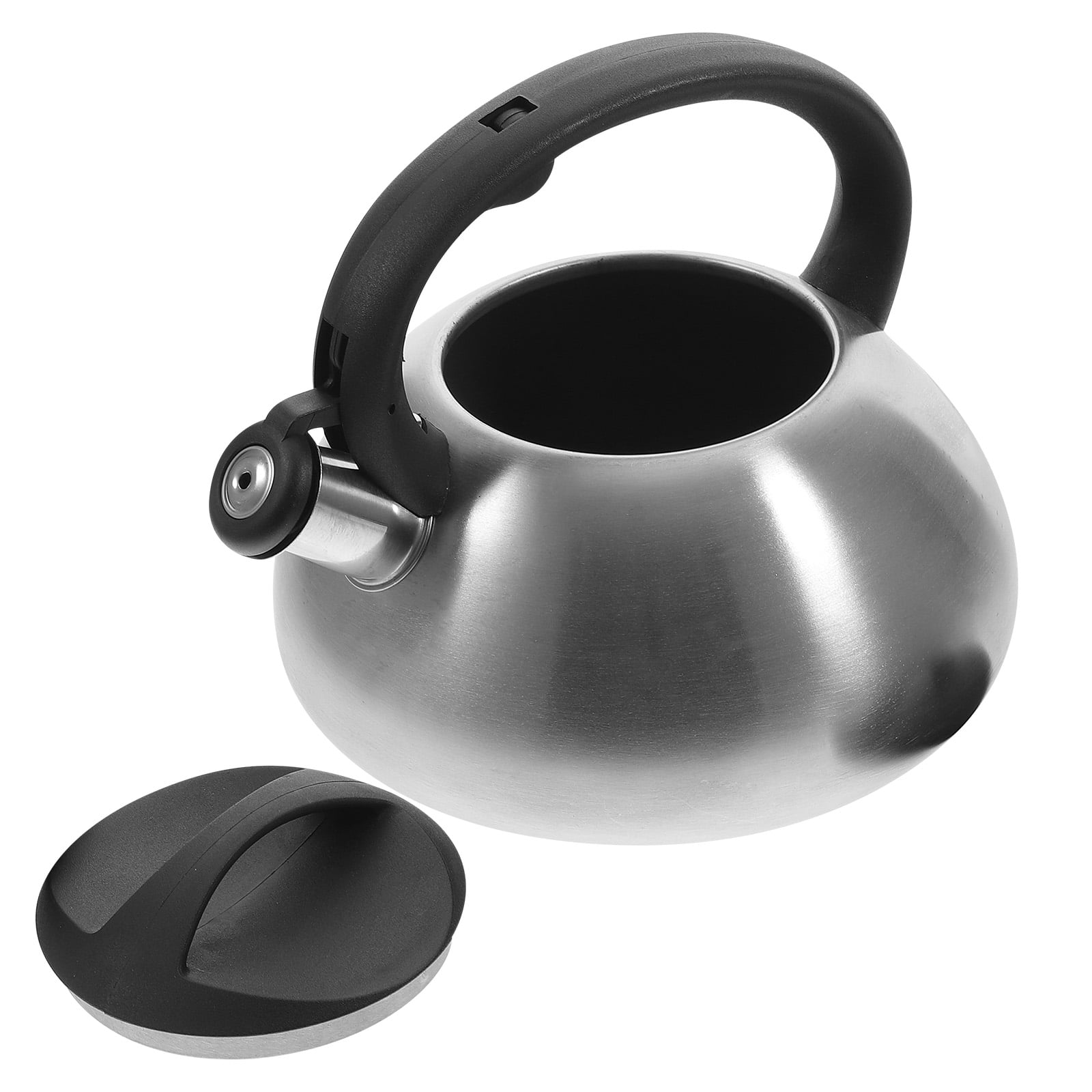 3L Whistling Tea Kettle Flat Bottom Whistling Stovetop Tea Kettle