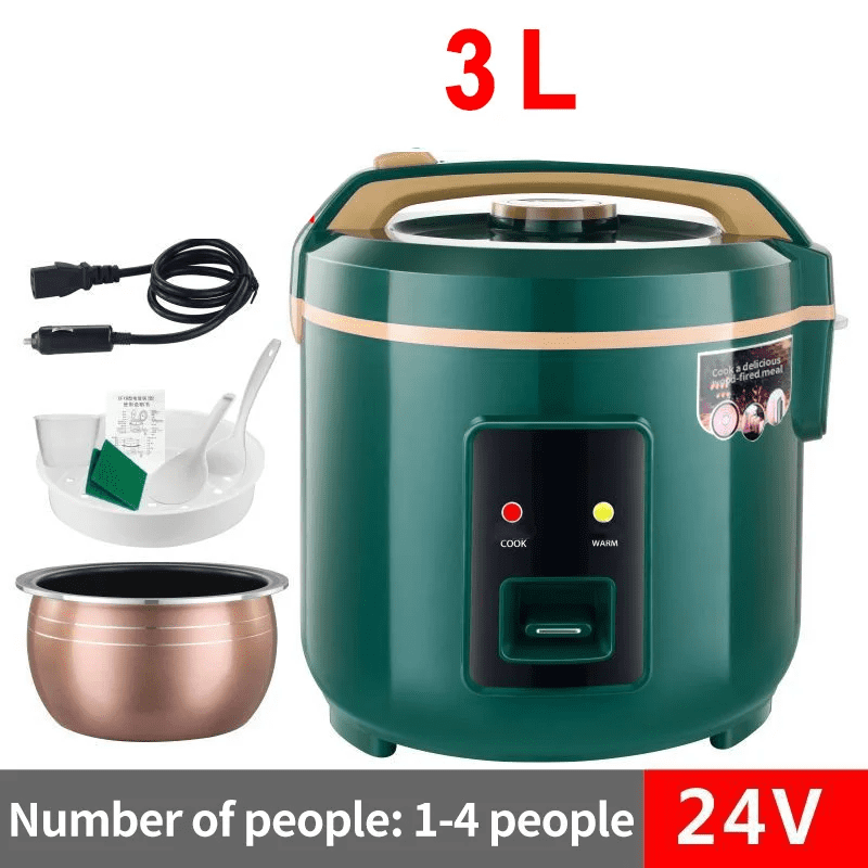 3L large capacity 24V car rice cooker 200W for truck