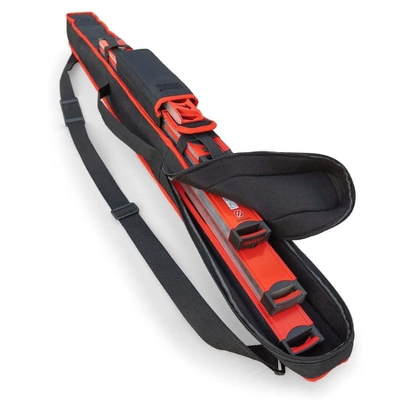 - 3L1T Level Bag - Carry Case for 3 Levels+ 1 Toolbox Level - Durable Nylon Carry Case - With Adjustable Carry Strap and Exterior Accessory Pouch - Fits Up to Levels