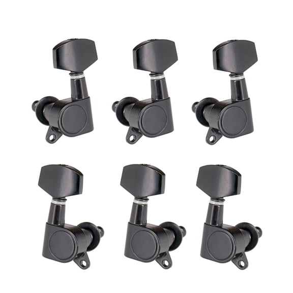 3L3R Locking Tuners - 6pcs Sealed Guitar String Pegs, Tuning Pegs String Tuners for Electric Acoustic Guitar, Machine Heads Knobs 3 Left 3 Right