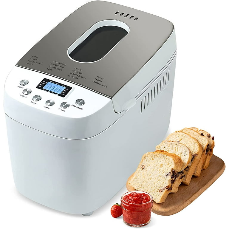 3LB Bread Maker Machine Automatic Bread Machine with Dual Kneading 