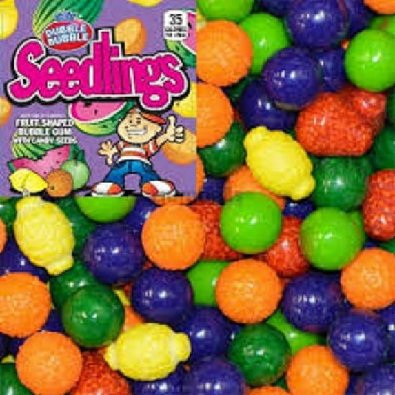 3LB SEEDLINGS DUBBLE BUBBLE 1" 24MM VENDING MACHINE BULK GUMBALL CANDY