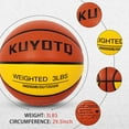 thumbnail image 1 of 3LBS/3.3LBS/2.2LBS Weighted Basketball for Training Ball Handling Skills (Deflated, Size /6), 1 of 4