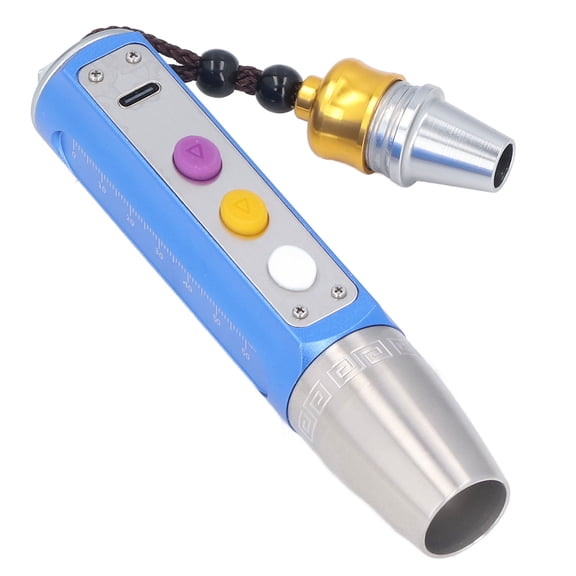 3LED Gemstone Identification Flashlight for Jewelry Appraisal with Stepless Dimmable White Yellow Purple Light