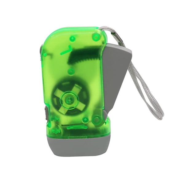 3LED Light Squeeze Flashlight for Camping Manual Press Flashlight Not Battery Required Torch Light Hand Crank Flashlight
