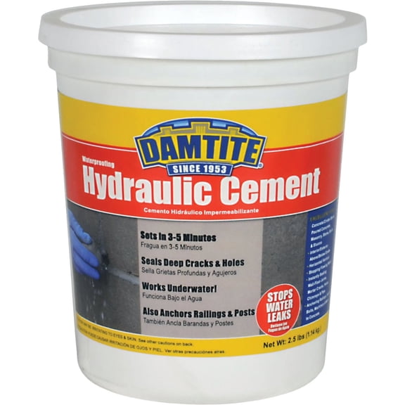 3Lb Wtrprf Hydraulic Cement DAMTITE WATERPROOFING Hydraulic Repair 07032