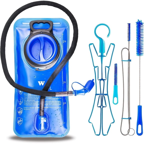 3Liter 100oz PEVA Hydration Pack Bladder Leak-Proof Water Reservoir (Hydration Bladder with Cleaning Kit)