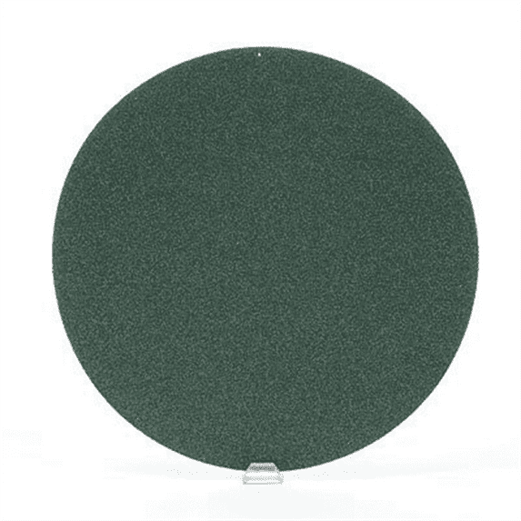3M Green Corps 00521 255U Series Abrasive Disc, 8 in Dia, 80 Grit, Hook and Loop, Green