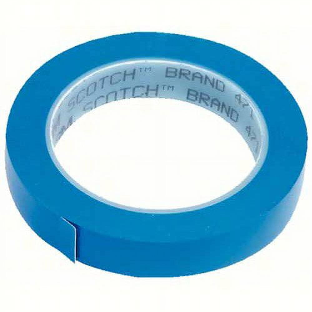 3M  03120; #471 Blue Plastic Tape 3/4-inch (Single Roll)