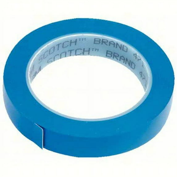 3M 03120; #471 Blue Plastic Tape 3/4-inch (Single Roll)