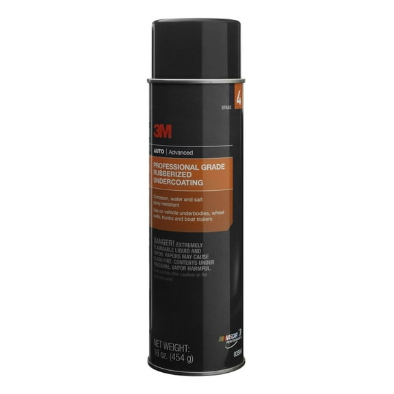 3M 03584 Black, Professional Grade Rubberized Automotive Undercoating, 16 oz