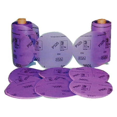 3M 06220 Stikit™ Film Disc Roll 360L, P500, 5 in x NH, Die 500X, 125 Discs/Roll MMM-06220