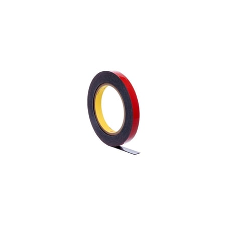 3M 06389 Acrylic Plus Series High Bond Premium Automotive Attachment Tape, 20 yd x 7/8 in, 1.12 mm THK, Black