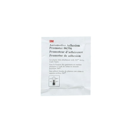 3M 06396 Adhesion Promoter, Sponge Applicator, 2.5cc (Single Packet, One Pack)