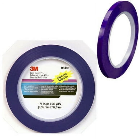 3M 06405, 1/4 in Scotch Fine Line Tape 471 +