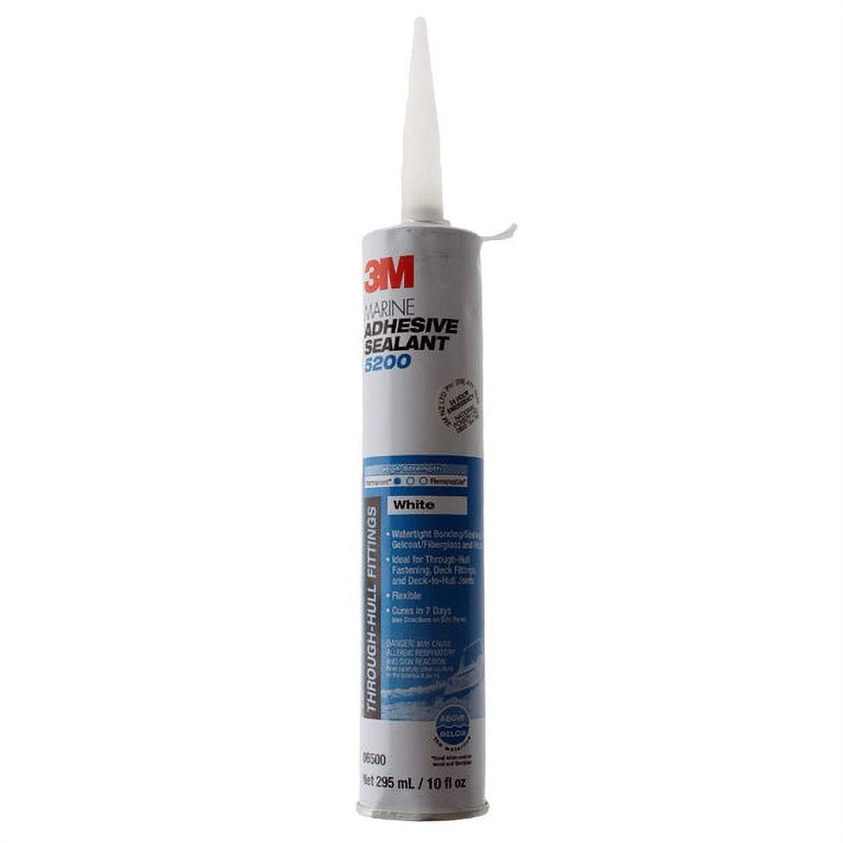 3M White Marine Adhesive Sealant 5200, 10 oz Paste