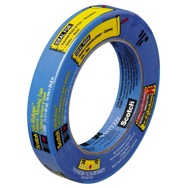 Blue Tape, Painters Easy Release Masking Tape, 2x60 Yds, 180' Per Roll, 1  Roll, CT-260-1