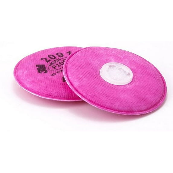3M 07000 P100 Particulate 2091 Filter, 12 Pairs