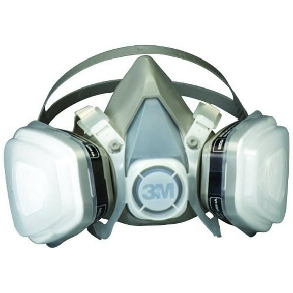 3M 07193 Dual Cartridge Respirator Assembly Organic Vapor, Large, 12 Pack