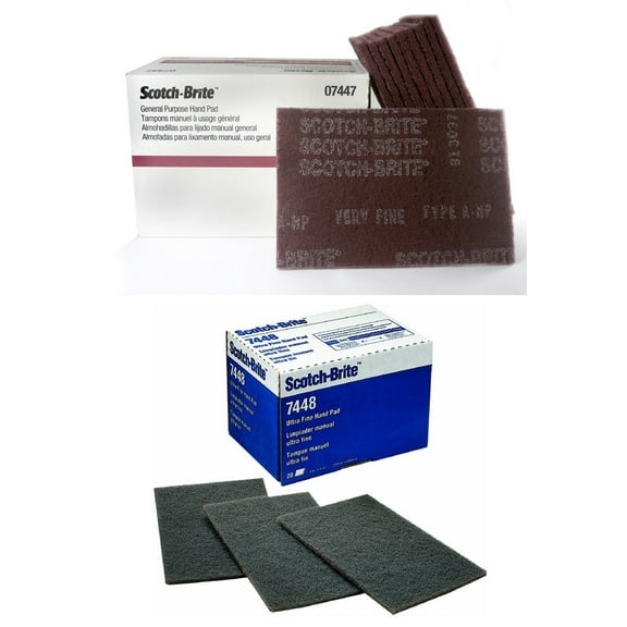 3M 07447 & 07448 Scotch Brite Hand Pads
