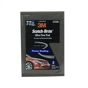 3M 07448 Scotch-Brite Ultra Fine Hand Pads, 6" x 9", 3 Pads