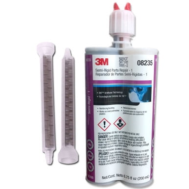 3M 08235, Automix Semi-Rigid Plastic Parts Repair Adhesive