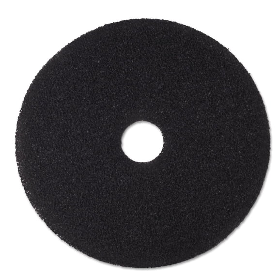 3M 18" Floor Pad 7200 Low-Speed Stripper, Black, 5 count