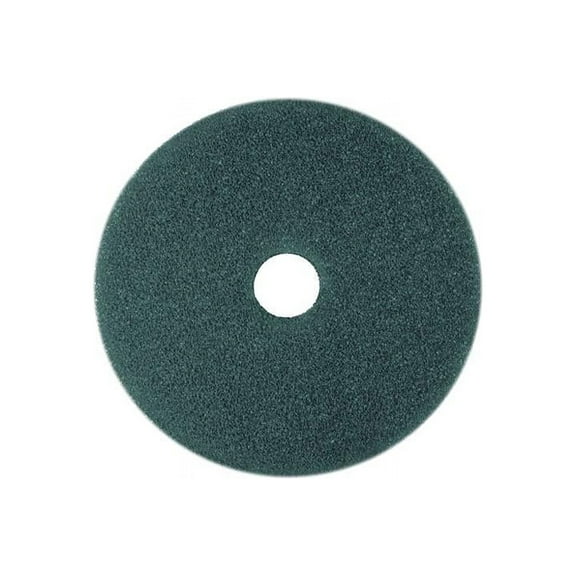3M Blue Cleaner Pads - 5/Carton - Round x 20" Diameter - Scrubbing, Floor - Hard Floor - 175 rpm to 600 rpm Speed Supported - Heavy Duty, Textured, Durable, Adhesive, Scuff Mark Remover, Dirt...