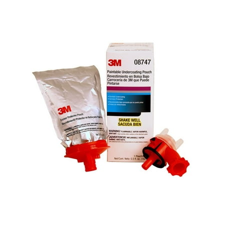 3M 8747 Paintable Undercoating Pouch, 5.5 Fl Oz