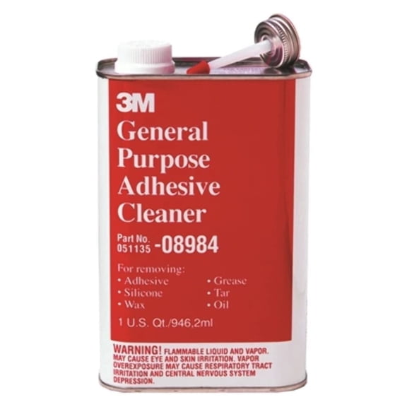 3M General Purpose Adhesive Cleaner 08984 - Liquid Degreaser - 1 Quart