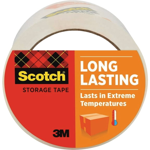 3M 1.88 in. W x 54.6 yd. L Heavy Duty Packaging Tape Clear