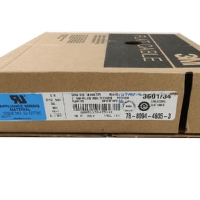 3M 100 Foot .050" 28 AWG Stranded Round Conductor Flat Cable 3601/34