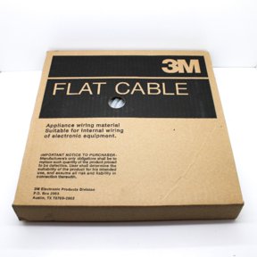 3M 100ft 24 AWG Round Conductor Flat Ribbon Cable 8125/10