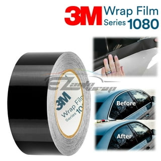 EZAUTOWRAP Brushed Aluminum Black Car Vinyl Wrap Vehicle Sticker Decal Film  Sheet With Air Release Technology Peel And Stick