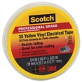 thumbnail image 1 of Scotch 10844-DL-5 Electrical Tape, 66 ft L, 3/4 in W, PVC Backing, Yellow, 1 of 2