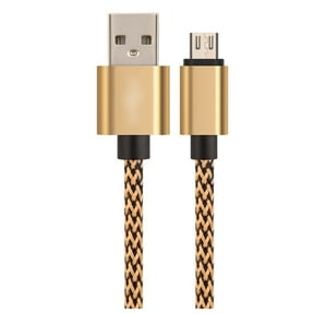 3M / 10FT Micro USB Fast Charger Data Sync Cable Cord (Gold)