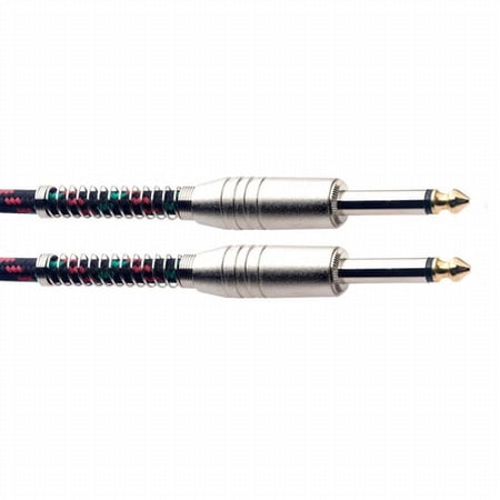 Stagg 26760 10 ft. Vintage Tweed Cable - Black