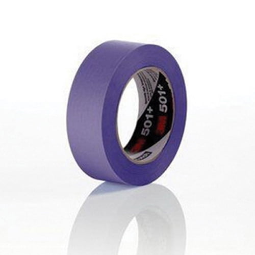 3M 11630 High Temperature Masking Tape, 55 m x 18 mm, Purple, 48 Rolls