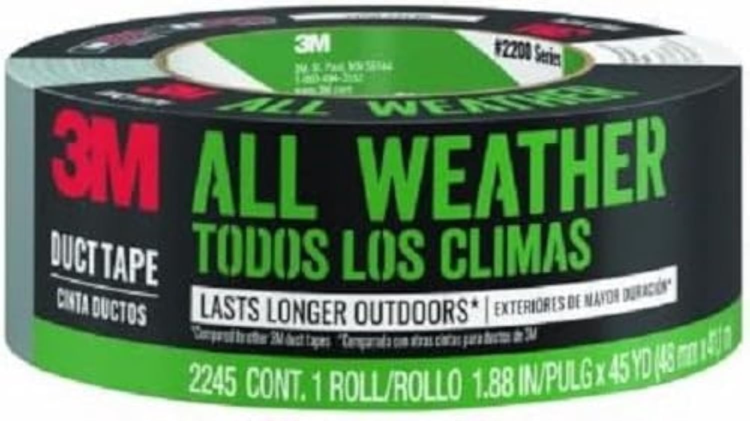 3M 12-Rolls of 1.88 x 40 yds 2540 Scotch Tough Silver Heavy Duty All-Weather Duct Tape
