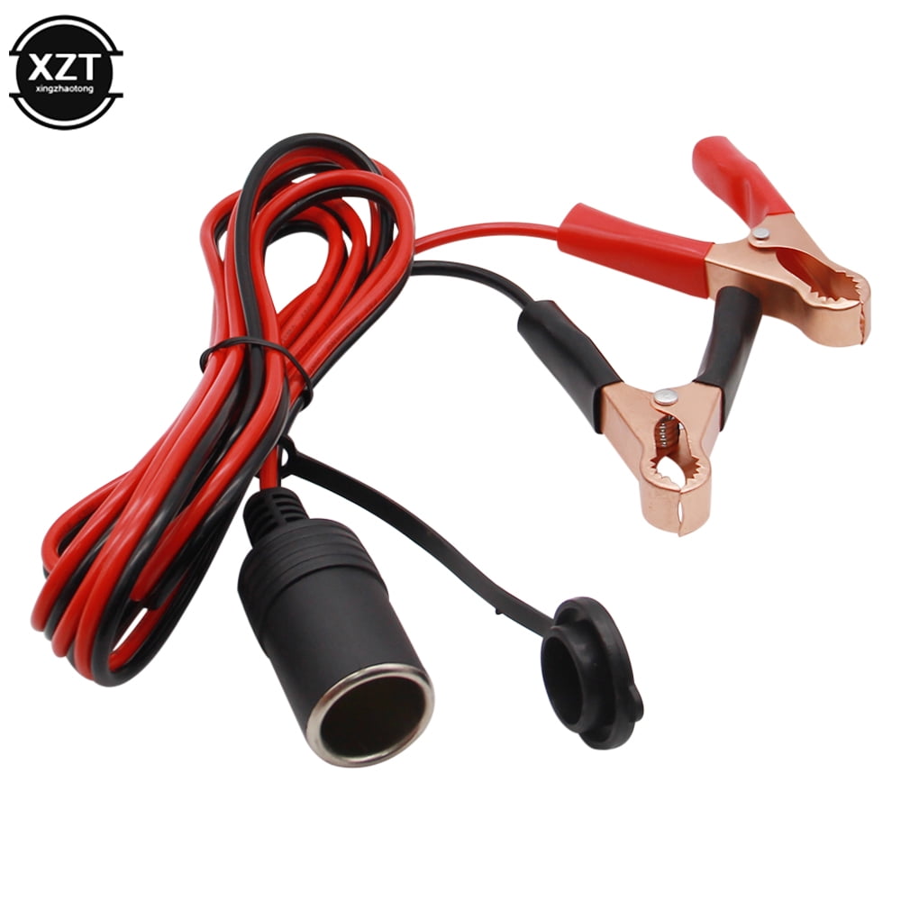 3M 12V Power Car Cigarette Lighter Female To Alligator Clip Extension