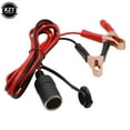 thumbnail image 1 of 3M 12V Power Car Cigarette Lighter Female To Alligator Clip Extension Connector To Terminal Clip-on Battery Adapter Auto Socket, 1 of 6