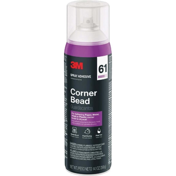 3M 13.8 Oz. Drywall Corner Bead Adhesive 61-NAT