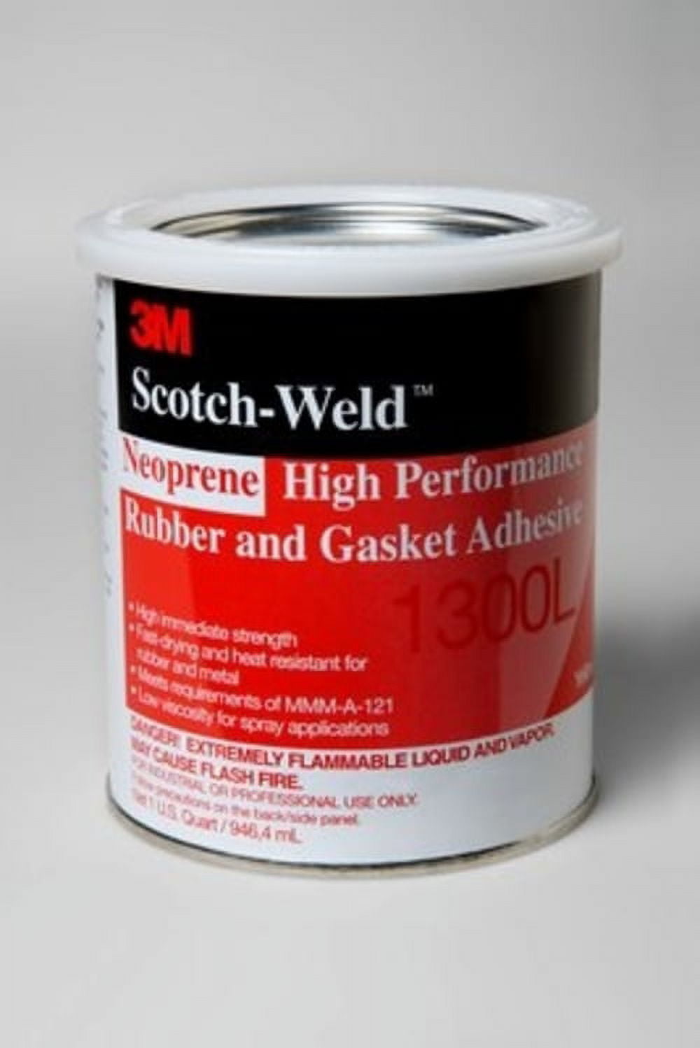 3M 1300L Yellow Neoprene High Performance Rubber and Gasket Adhesive
