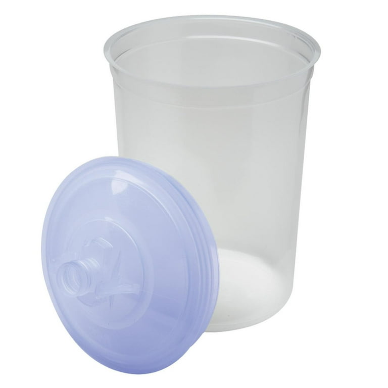 PPS CUPS Disposable Paint Spray Gun Cups (125 Mic) - Size 200ML-6OZ